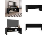 Vidaxl Mobile Tv Nero 100X40X40 Cm In Legno - Mobile Tv - Mobile Tv - Tavolo Tv - Tavoli Tv