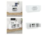 Vidaxl Mobile Tv Bianco 102X35X45 Cm In Legno - Mobile Tv - Mobile Tv - Mobiletto Tv - Mobiletto Basso - Mobiletto