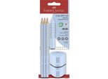 FABER-CASTELL 580074 Set Di Matite Grip 2001 - 5 Pezzi, B, Blu Cielo, In Blister