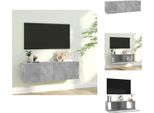 Vidaxl Mobile Tv Grigio Cemento 100X30X30 Cm Materiale A Base Di Legno - Mobili Tv