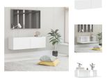 Mobile Tv Vidaxl Bianco 100X30X30 Cm In Legno - Mobili Tv