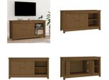 Mobile Tv Vidaxl Miele Marrone 103X36,5X52 Cm In Legno Di Pino Massiccio - Mobile Tv - Mobile Tv - Mobile Tv - Porta Tv