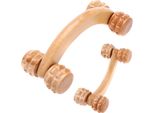Massaggiatore Manuale In Legno - Rullo Per Schiena, Gambe, Collo E Addome In Legno
