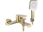 Rubinetto Per Vasca Da Bagno Rea My2061-3Gg Spazzola Hass Oro