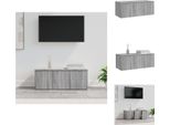 Vidaxl Mobile Tv Grigio Sonoma 80X34X30 Cm In Legno - Mobili Tv