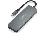 Hub Usb Tipo-C Aisens A109-0694/ 2Xusb/ 2Xusb Tipo-C/ Grigio