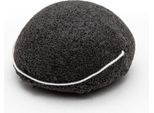 Intirilife Spugna Konjac Nera - Diametro 6,5 Cm - Altezza 4,5 Cm - Pulizia Del Viso Per Pelli Miste Sensibili E Impure Spugna Esfoliante Per Il Viso