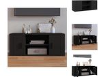Mobile Tv Vidaxl Nero 100X35X40 Cm In Legno - Mobili Tv