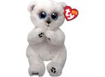 Ty Beanie Babies Pancia Wuzzy Orso Bianco 15 Cm