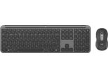 Logitech Tastiera Logitech MK950 Mouse Incluso Per Ufficio Rf Wireless + Bluetooth Qwerty Nordic Graphite