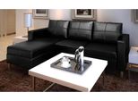 The Living Store Divano A L 3 Posti In Ecopelle Nero