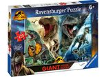 Ravensburger, Puzzle Gigante Da Pavimento 125 Pezzi Jurassic World Il Dominio, Colorato