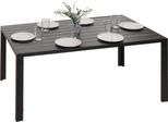 Tavolo Da Pranzo In Alluminio HWC-N40, Tavolo Bistrot Tavolo Da Giardino Tavolo Da Balcone, Resistente Alle Intemperie 140X80Cm ~ Antracite
