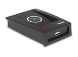 Hamlet Lettore Rfid Usb Contactless HURTAG1356 13.56 Mhz Nero - Distanza 8 Cm