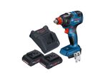 Bosch Gdx 18V-200 Avvitatore A Impulsi Professionale A Batteria 18 V 200 Nm Brushless + 2X Batteria Ricaricabile Procore 4,0 Ah + Caricabatterie
