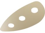 Toplight Plafoniera Da Soffitto Shape 3 Luci Max 9W Con Attacco GX53, Struttura Colore Sabbia, Design Moderno 60X38X3Cm
