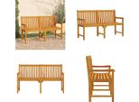 Vidaxl Panca Da Giardino 150 Cm In Legno Massiccio Di Acacia - Panca Da Giardino - Panca Da Giardino - Panca Di Legno - Panca Da Patio