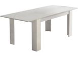 Dmora Tavolo Allungabile Artino 88X160X75H Cm Bianco, Allungabile 10 Posti