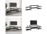 Mobile Tv Vidaxl Nero 197X35X52 Cm Materiale A Base Di Legno - Mobile Tv - Mobile Tv - Mobile Tv - Supporto Tv