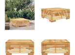Vidaxl Tavolino Da Giardino 69,5X69,5X31 Cm In Legno Massiccio Di Teak - Tavolino Da Giardino - Tavolini Da Giardino - Tavolino - Tavolo Da Patio