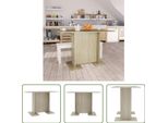 The Living Store Tavolo Da Pranzo In Rovere Sonoma 110X60X75 Cm Materiale A Base Di Legno