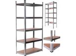 Garage Scaffale Officina In Metallo 5P 220X110X45