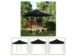 The Living Store Tenda Per Feste Pieghevole Pop-Up Nera 292X292X315 Cm
