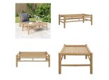 Vidaxl Tavolino Da Giardino 100X55X33 Cm In Bambù - Tavolino Da Giardino - Tavolini Da Giardino - Tavolo Da Giardino - Tavolo Da Esterno