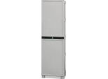 Dmora Armadio Da Esterno Achae 39X50X172H Cm Grigio Chiaro, Apertura Battente 2 Ante Italy