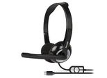 Hamlet HHEADMUS-C Cuffia E Casco Cuffie Cablate Per Chiamate/Musica Usb Tipo C Nero