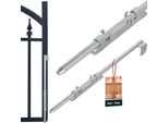 Kotarbau® Catenaccio Per Cancello 500 Mm Zincato Catenaccio Lungo Catenaccio Per Porta Con Serratura Esterna Catenaccio Per Cancello Da Giardino