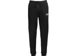 Pantaloni Sportivi Da Uomo Neri Con Vita E Polsini Elasticizzati - Vestibilità Perfetta