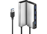 Alogic UAFUUA-SGR Hub USB-A Alogic 4 In 1 Spazio Grau
