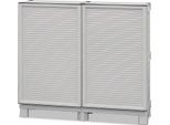 Dmora Armadio Da Esterno Arlinda 39X100X92H Cm Grigio Chiaro, 2 Ante Resistente Ai Raggi Uv, Impermeabile Italy