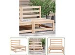 The Living Store Divano Da Giardino Senza Braccioli 70X70X67 Cm In Legno Di Pino Massiccio
