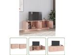 The Living Store Mobili Tv 2 Pz. Rosa 67X39X44 Cm Acciaio