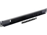 DS-IT Gestione Dei Cavi Da 19" Con Striscia A Pennello"