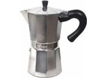 Thulos Clasica Caffettiera Italiana 6 Tazze Argento Argento Taglia Unica
