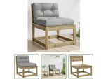 The Living Store Divano Da Giardino Con Cuscini In Legno Di Pino Impregnato