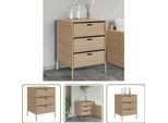 The Living Store Gartenenschrank Beige 55X59X80 Cm Poly Rattan