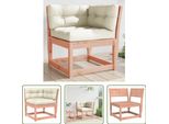 The Living Store Divano Angolare Da Giardino Con Cuscini 73X73X78 Cm In Legno Massiccio Di Abete Douglas