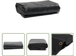 The Living Store Abdeckplane Anthrazit 5X8 M 650 G/M²