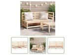 The Living Store Divano Da Giardino 2 Posti In Pino Massiccio