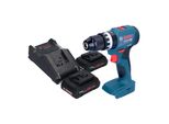 Bosch Gsb 18V-45 Trapano A Percussione Professionale A Batteria 18 V 45 Nm Senza Spazzole + 2X Batteria Ricaricabile Procore 4,0 Ah + Caricabatterie