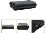 The Living Store Abdeckplane Anthrazit 4X5 M 650 G/M²