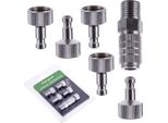 Set Di 6 Attacchi Rapidi Per Aerografo 1/8" Fengda BD-117K"