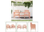 The Living Store Panca Da Giardino Con Tavolo 2 Posti In Legno Massiccio Di Abete Douglas