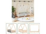 The Living Store Letto Per Bambini 80X160 Cm In Legno Di Pino Massiccio