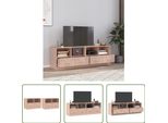 The Living Store Mobili Tv 2 Pz. Rosa 67X39X44 Cm Acciaio