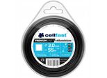 Corda Cellfast Premium Con Particelle Di Alluminio E Profilo Quadrato, 3,0 Mm X 55 M